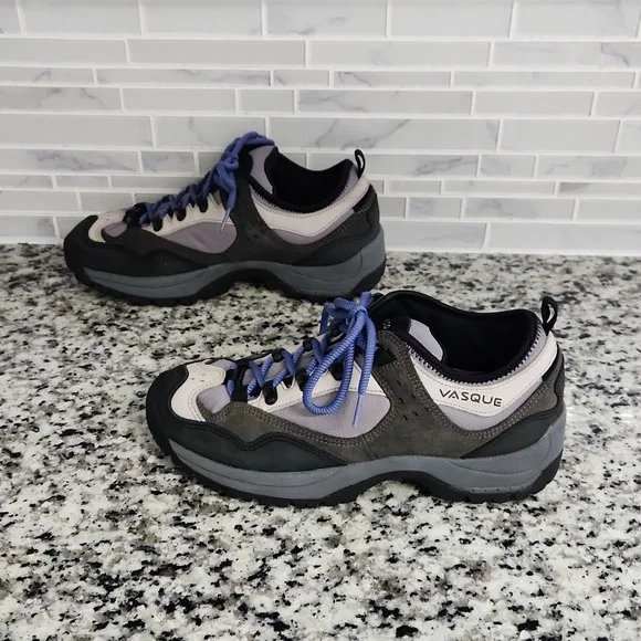 Women's Gray & Black Vasque Ankle Hiking Boots / Trail Running Shoes sz 8.5 - Picture 5 of 6